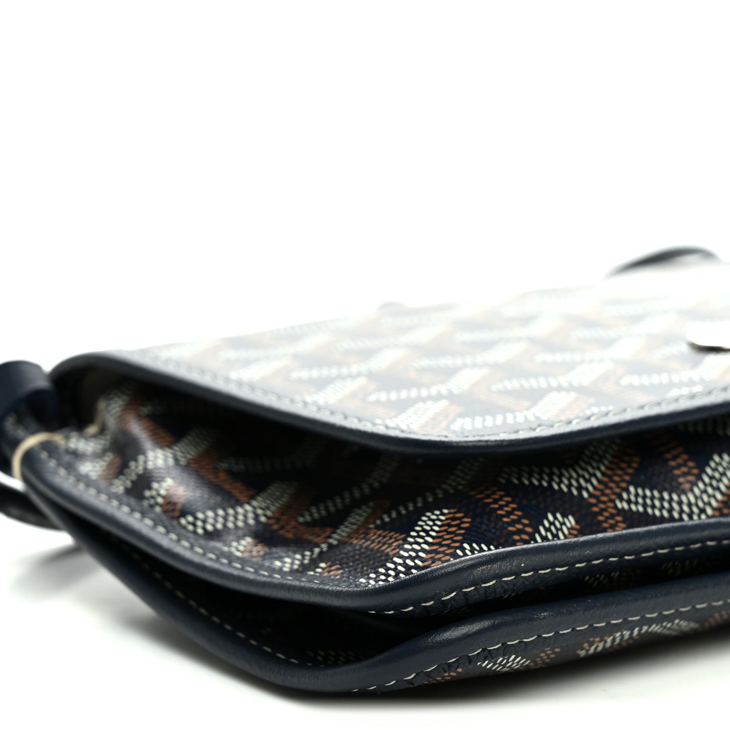 Goyardine Plumet Wallet Clutch Navy