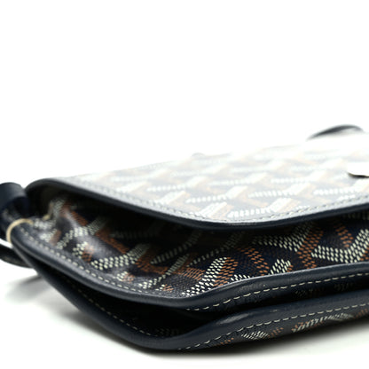 Goyard Goyardine Plumet Wallet Clutch Navy 10 of 11