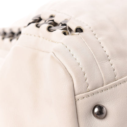 Chanel Calfskin Large East West Modern Chain Tote White 12 of 15