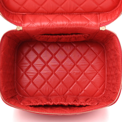 Chanel Caviar Quilted Large Vanity Pouch Red 5 of 9
