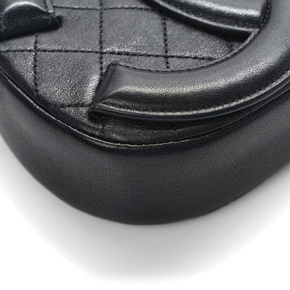 Chanel Lambskin Quilted Coco Midnight Camera Case Black 10 of 12