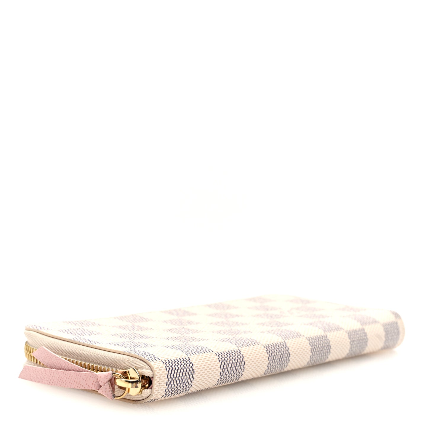 Damier Azur Clemence Wallet Rose Ballerine