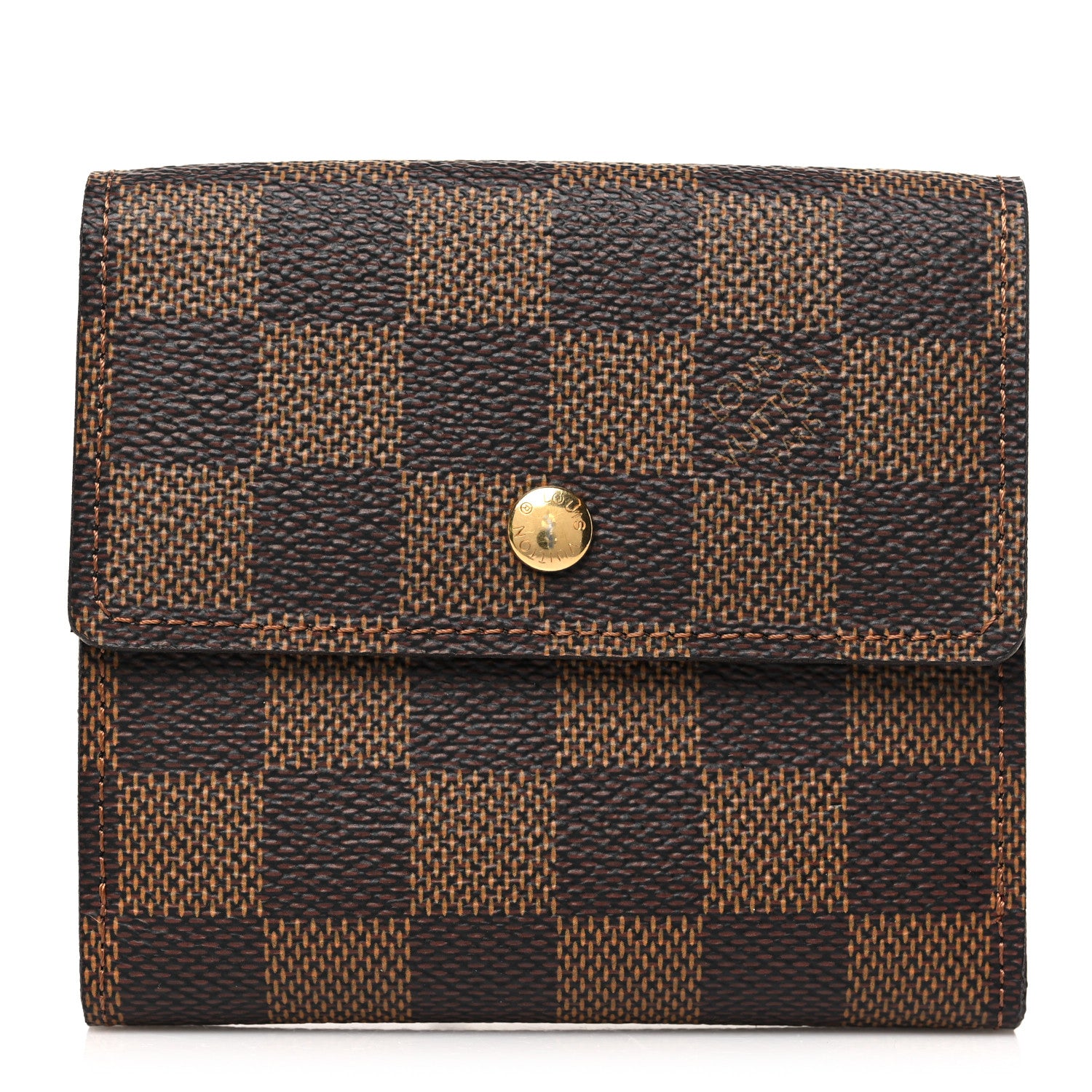 Louis Vuitton Damier Ebene Elise Wallet 1 of 8