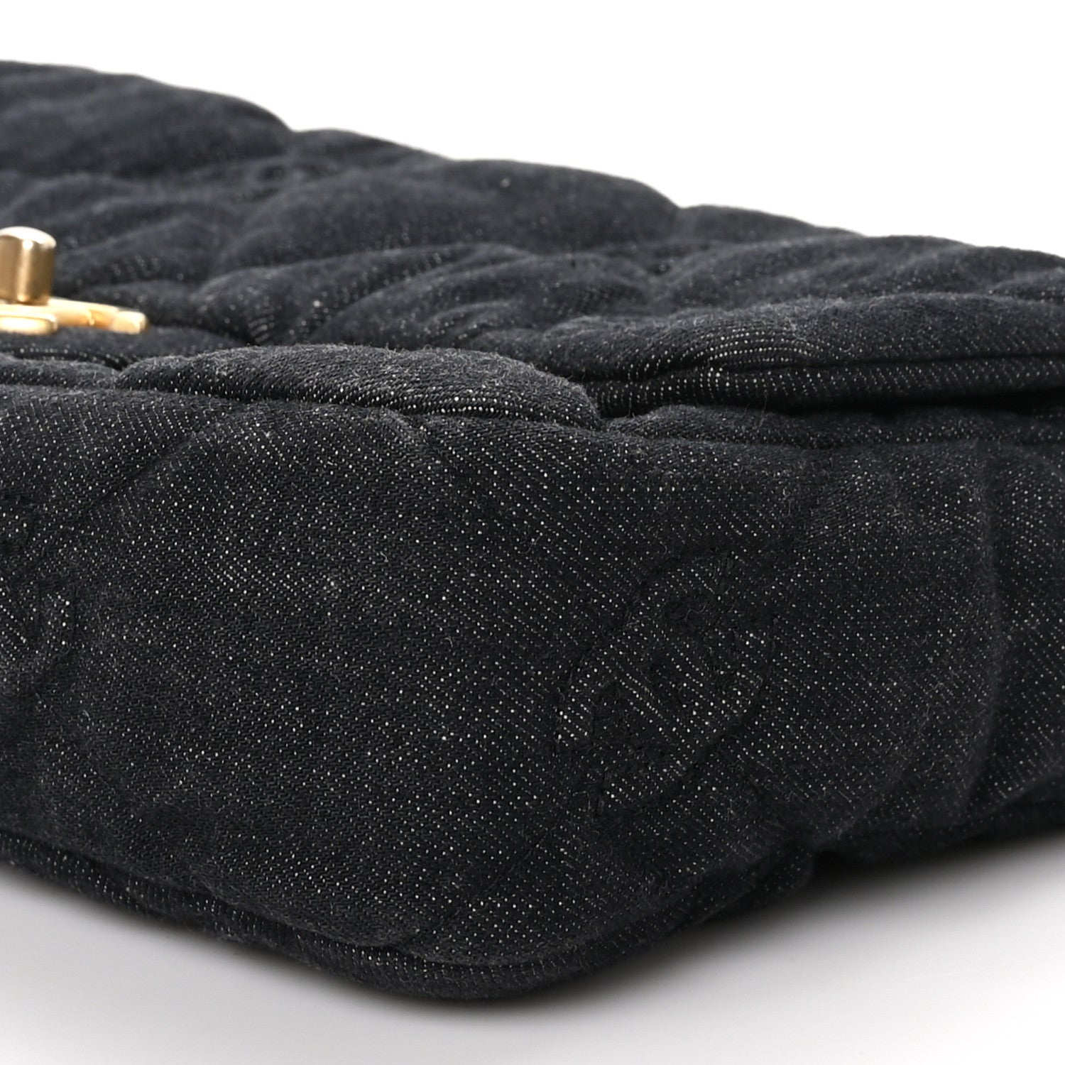 Chanel Denim Quilted Medium Funky Town Flap Black 10 of 10