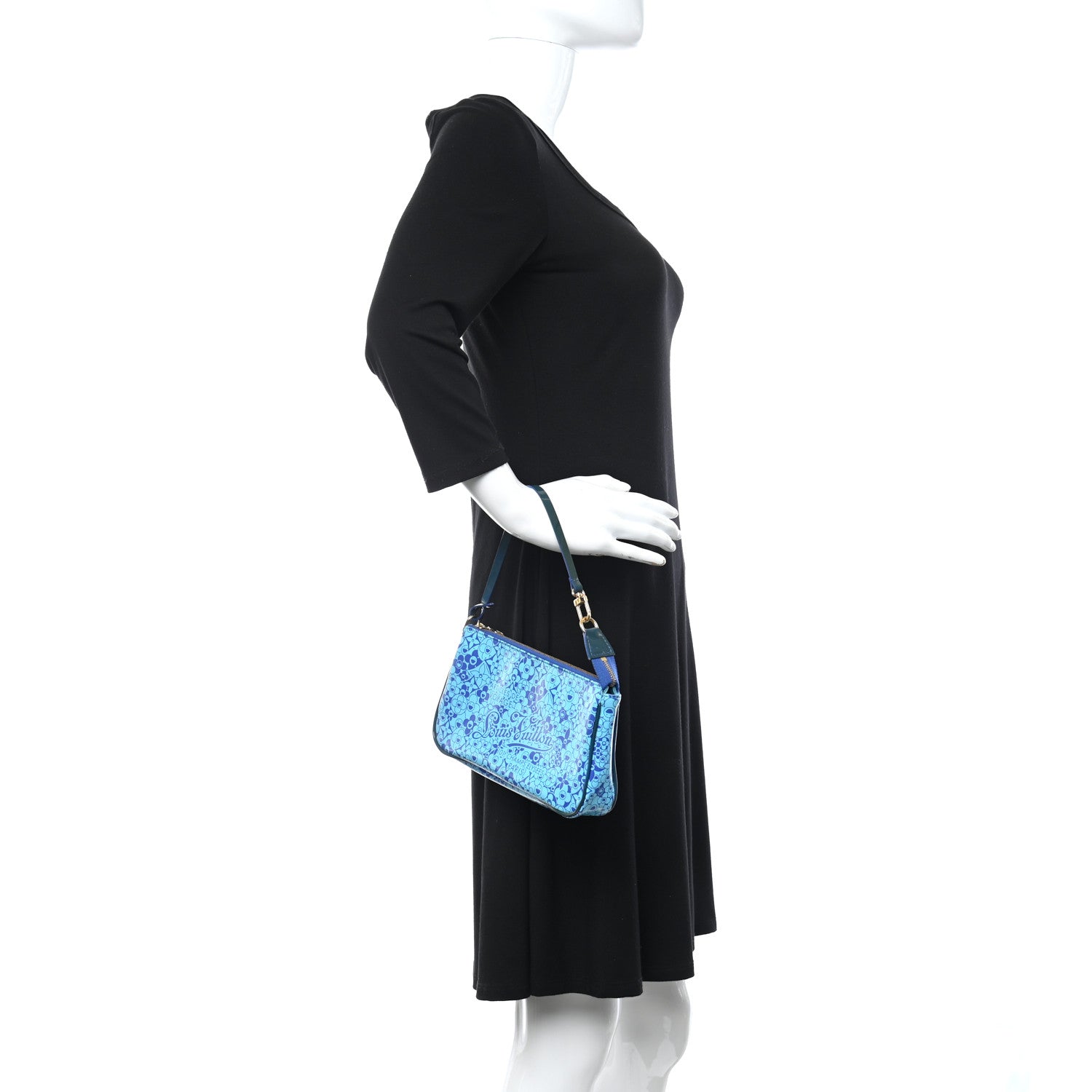 Louis Vuitton Cosmic Blossom Pochette Accessories Blue 4 of 18