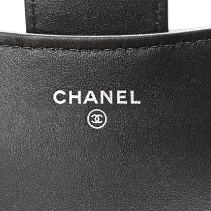 Chanel Aged Calfskin Chevron Quilted Reissue Card Holder Wallet So Black 6 of 10