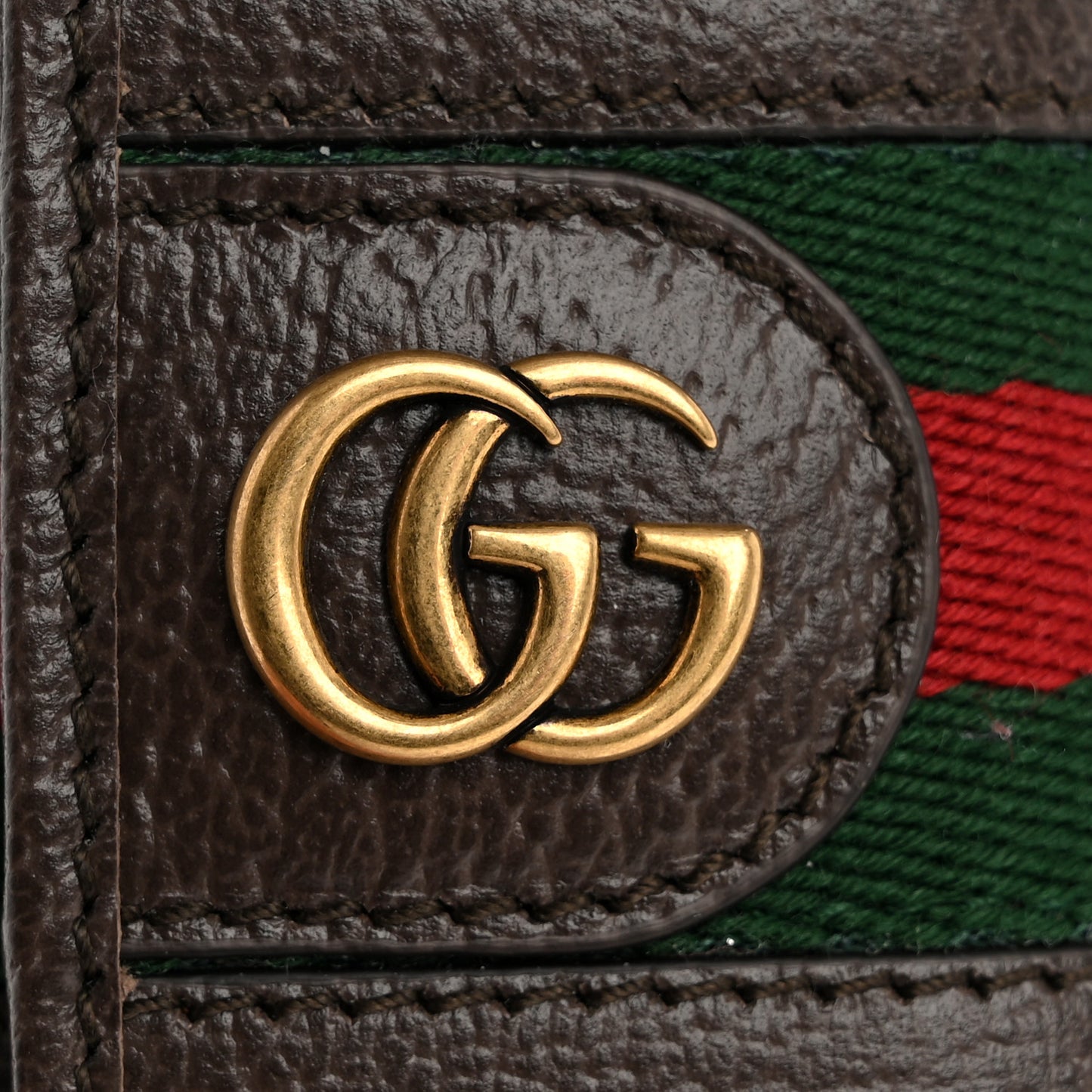 GG Supreme Monogram Web Ophidia 6 Key Holder Case Beige New Acero