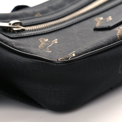 Gucci Soft GG Supreme Monogram Tigers Belt Bag Black Multicolor 9 of 10