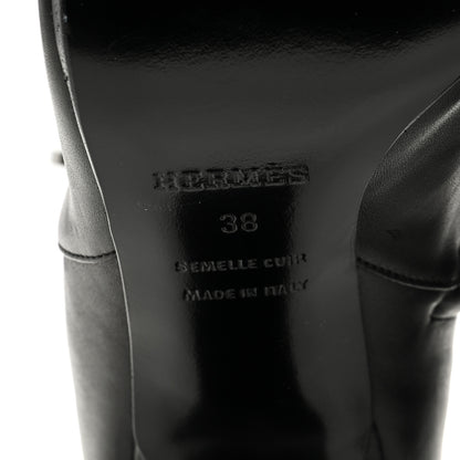 Hermes Calfskin Saint Germain Ankle Boots 38 Black 6 of 8