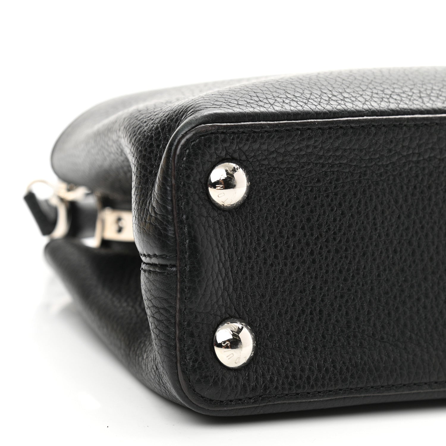 Louis Vuitton Taurillon Capucines BB Black 7 of 8