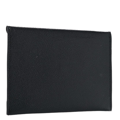 Louis Vuitton Calfskin Envelope Pouch Black 3 of 8