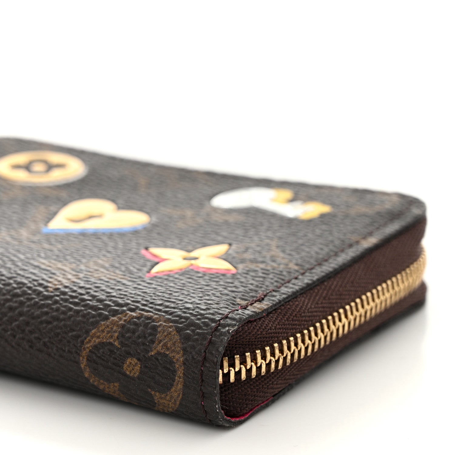 Louis Vuitton Monogram LV Love Lock Zippy Coin Purse 9 of 9