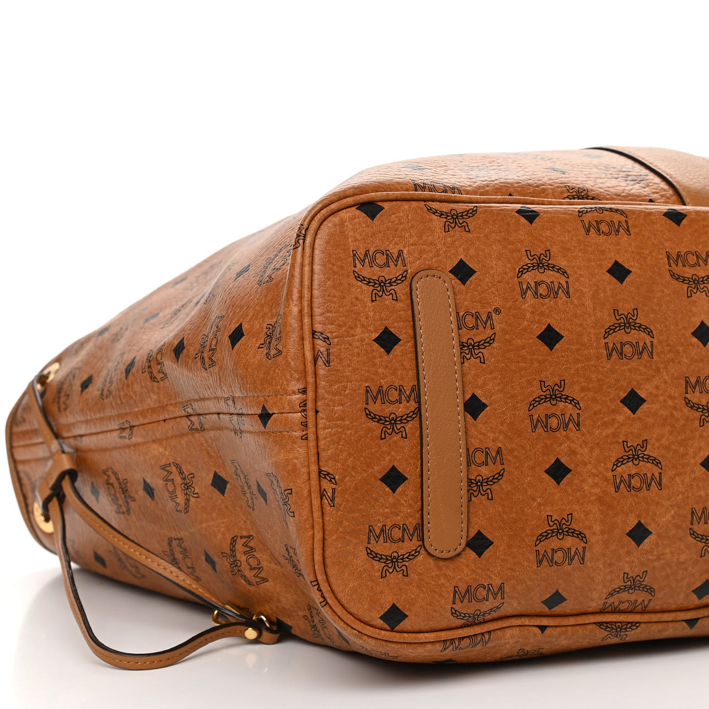 Visetos Large Liz Reversible Shopper Tote Cognac