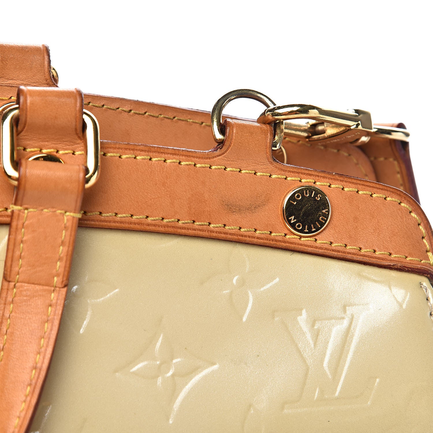 Louis Vuitton Vernis Brea MM Blanc Corail 7 of 16