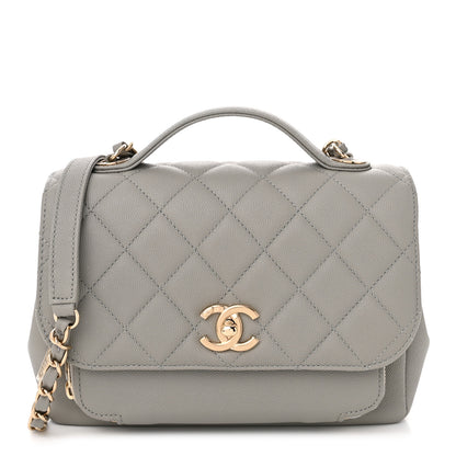 Chanel Caviar Quilted Medium Business Affinity Flap Grey 1 of 11