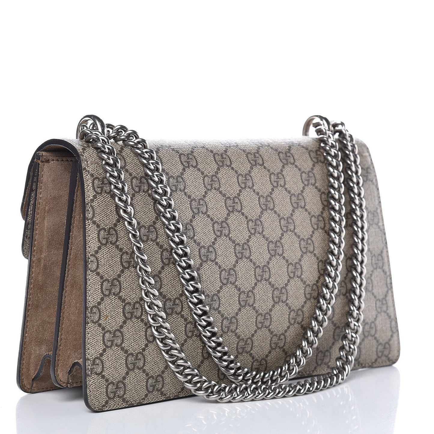 GG Supreme Monogram Small Dionysus Shoulder Bag Taupe