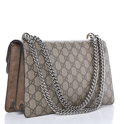 Gucci GG Supreme Monogram Small Dionysus Shoulder Bag Taupe 3 of 11