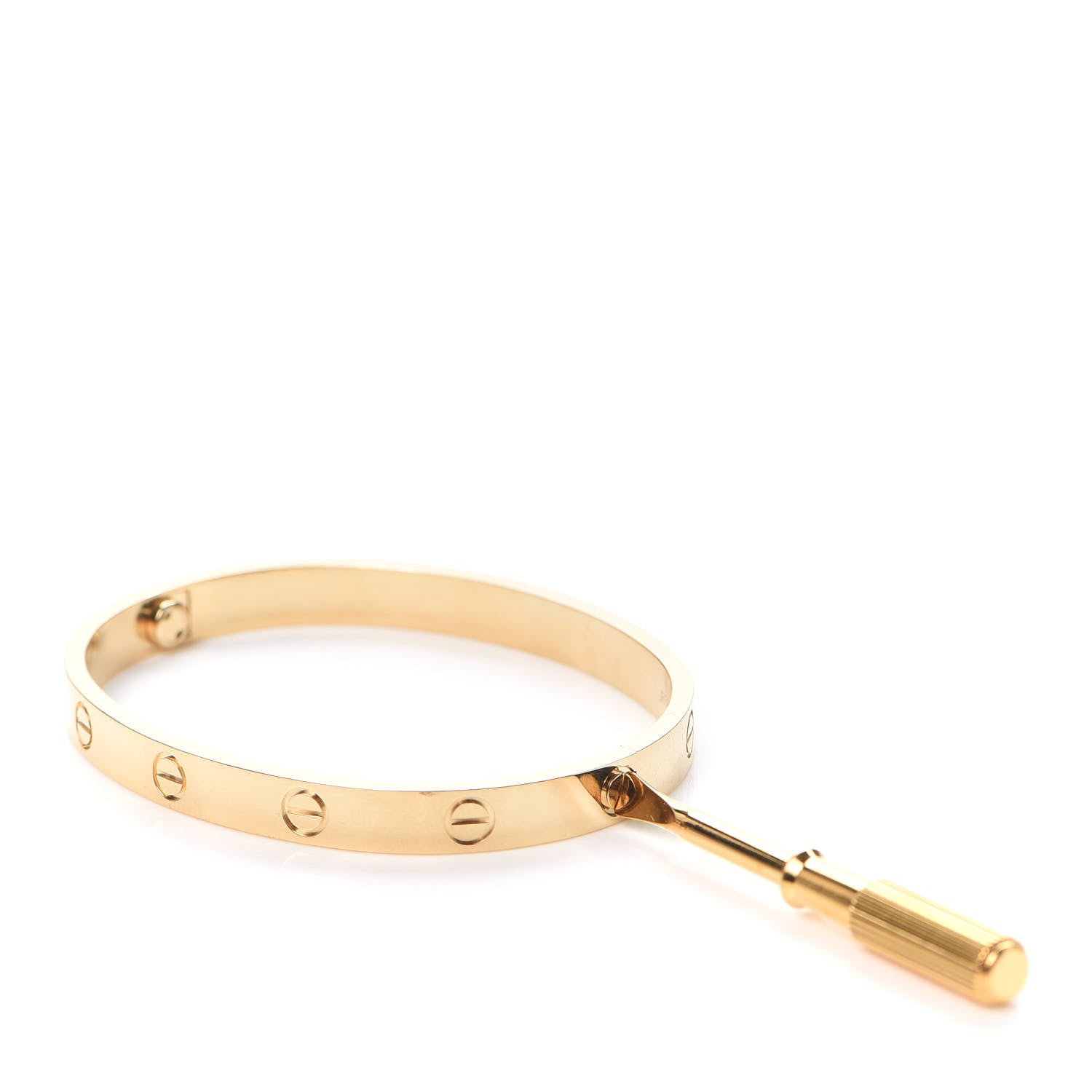 Cartier 18K Yellow Gold LOVE Bracelet 17 4 of 8