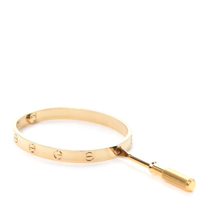Cartier 18K Yellow Gold LOVE Bracelet 17 4 of 8