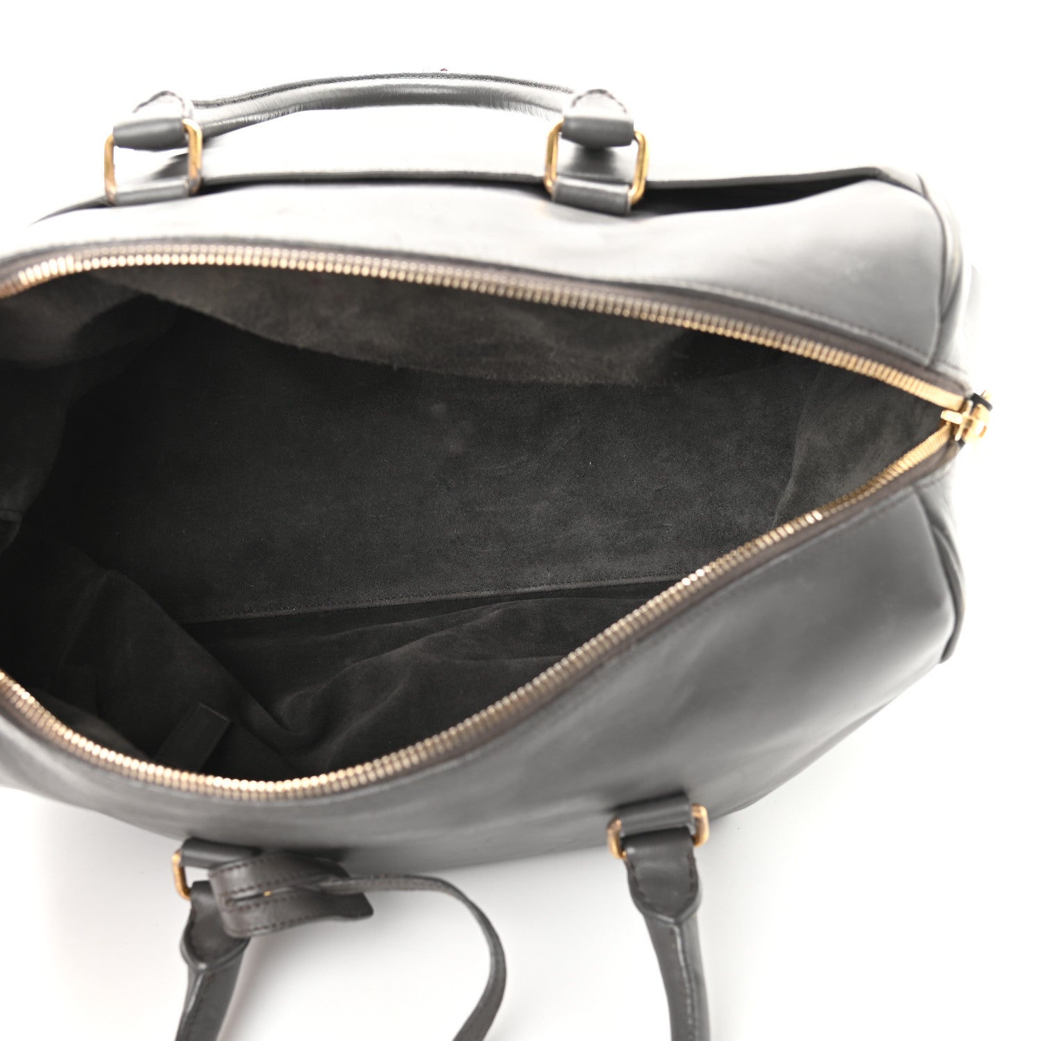 Saint Laurent Calfskin Classic Duffle 6 Earth 4 of 14