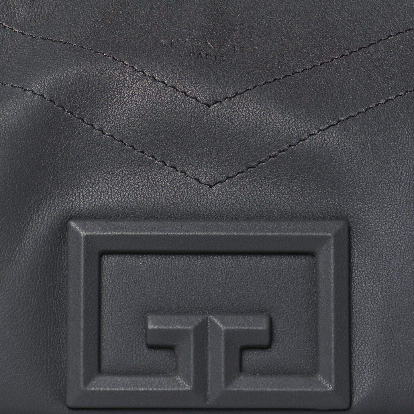 Calfskin Medium ID93 Satchel Storm Grey