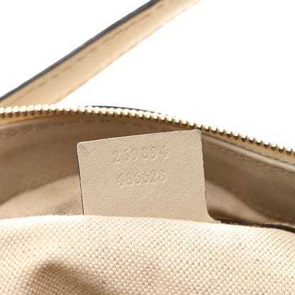 Gucci Monogram Web Mayfair Top Handle Satchel Beige 7 of 15