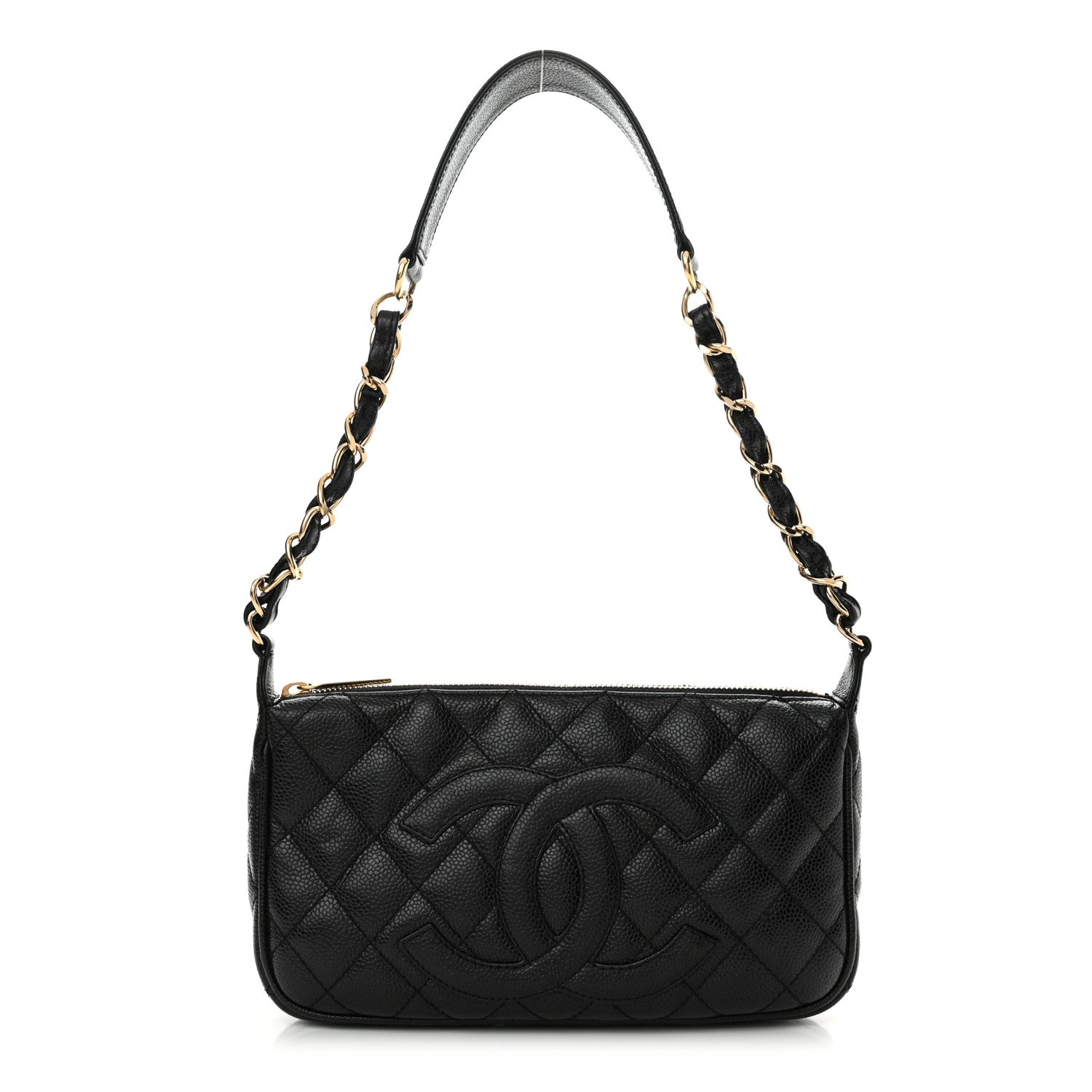 Chanel Caviar Quilted Timeless CC Shoulder Bag 1 of 13