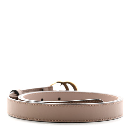 Gucci Calfskin Double G 20mm Belt 85 34 Porcelain Rose 2 of 10