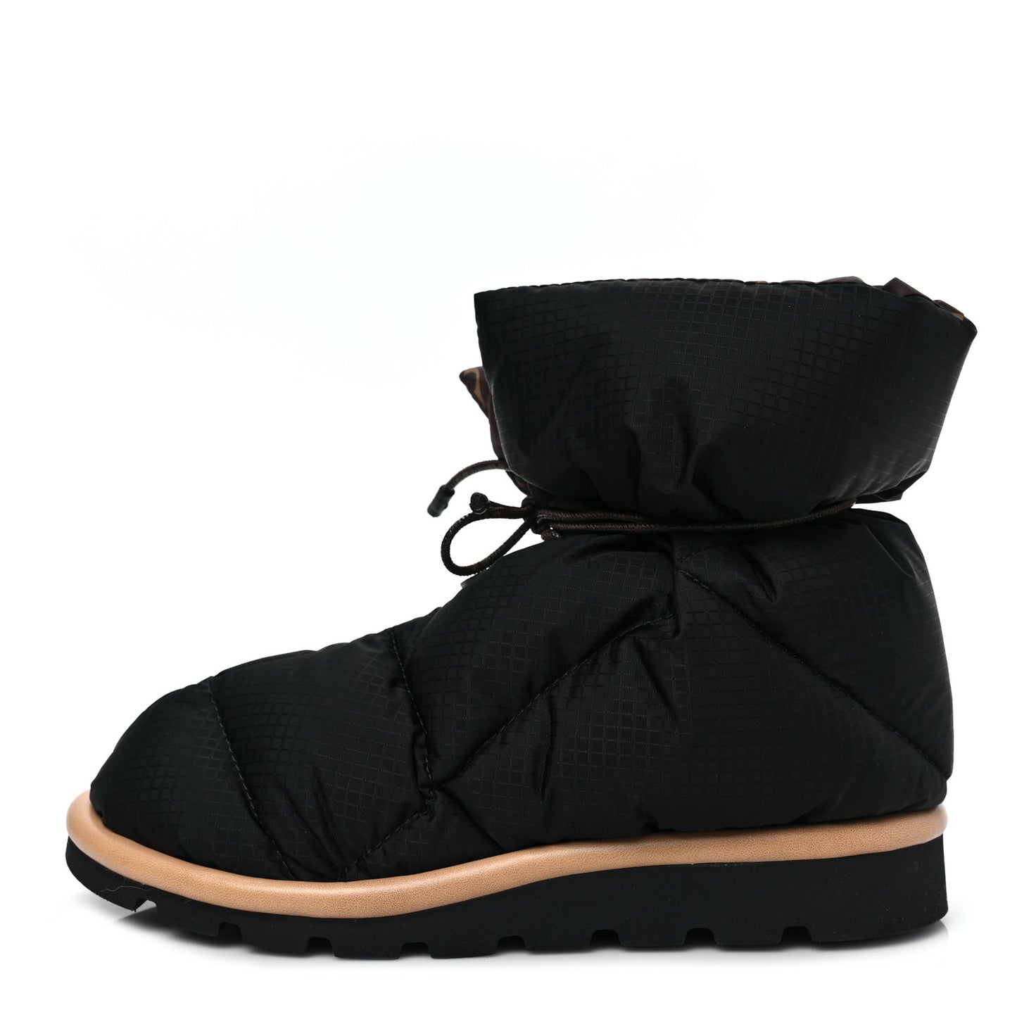 Nylon Monogram Pillow Comfort Ankle Boot 39 Black