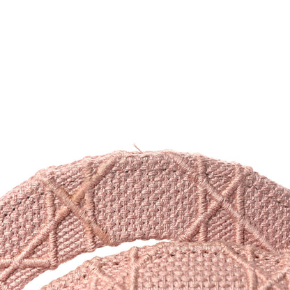 Christian Dior Canvas Embroidered Cannage Medium Lady D-Lite Pink 11 of 14