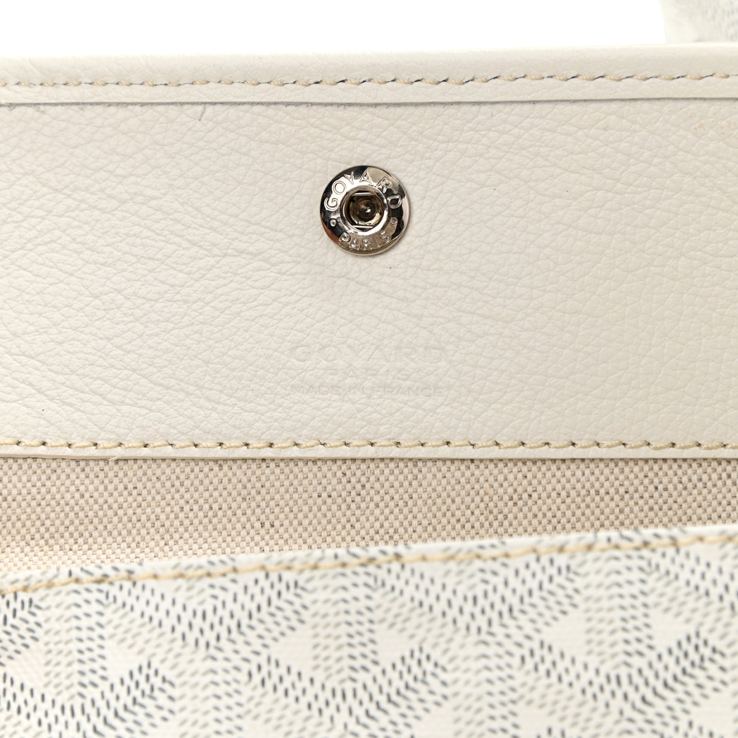 Goyardine Saint Louis PM White