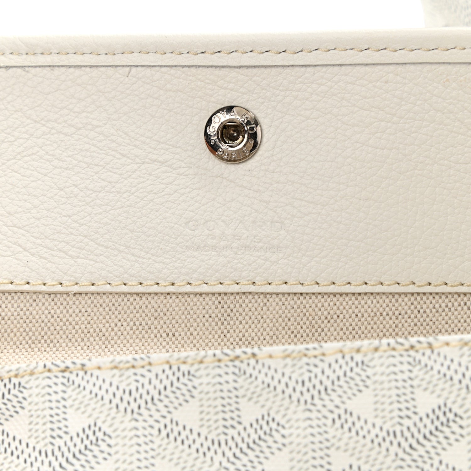 Goyard Goyardine Saint Louis PM White 8 of 17