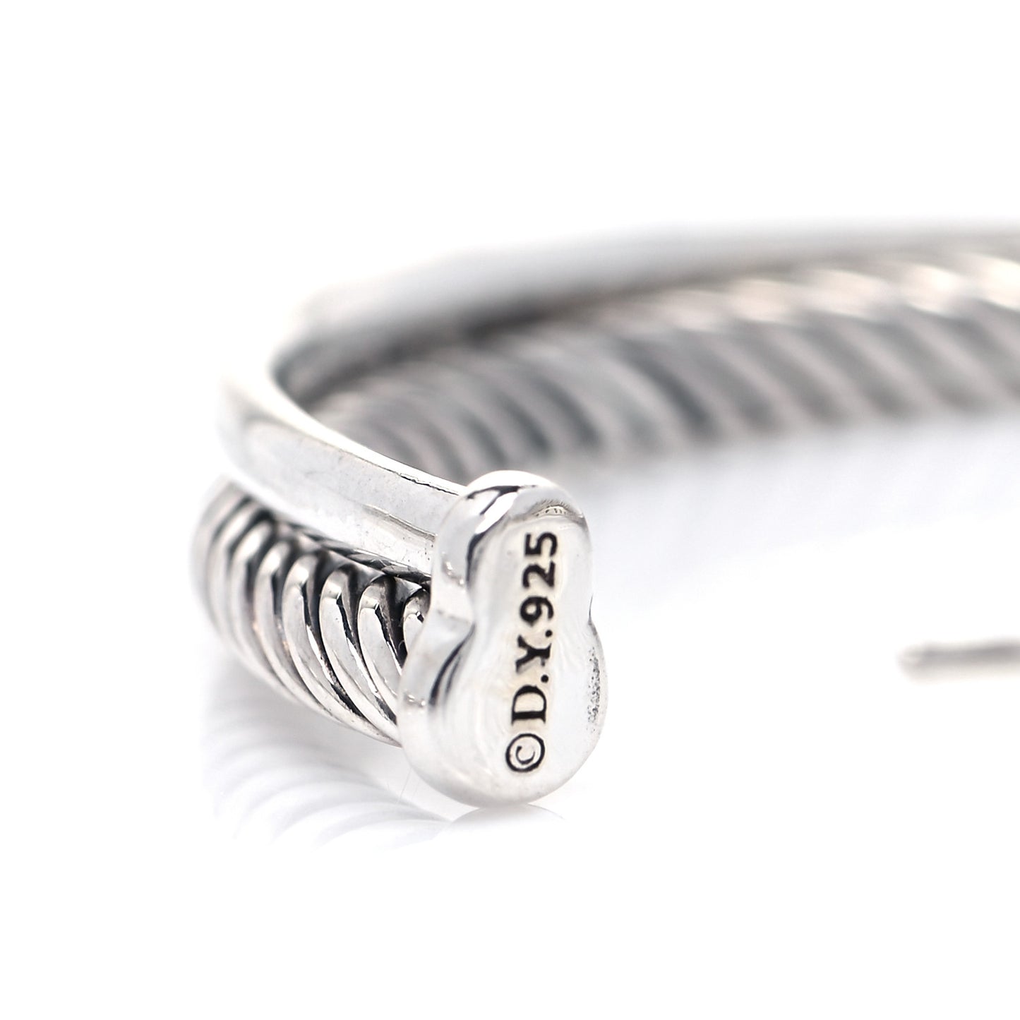 Sterling Silver Diamond Extra Large Crossover Hoop Earrings