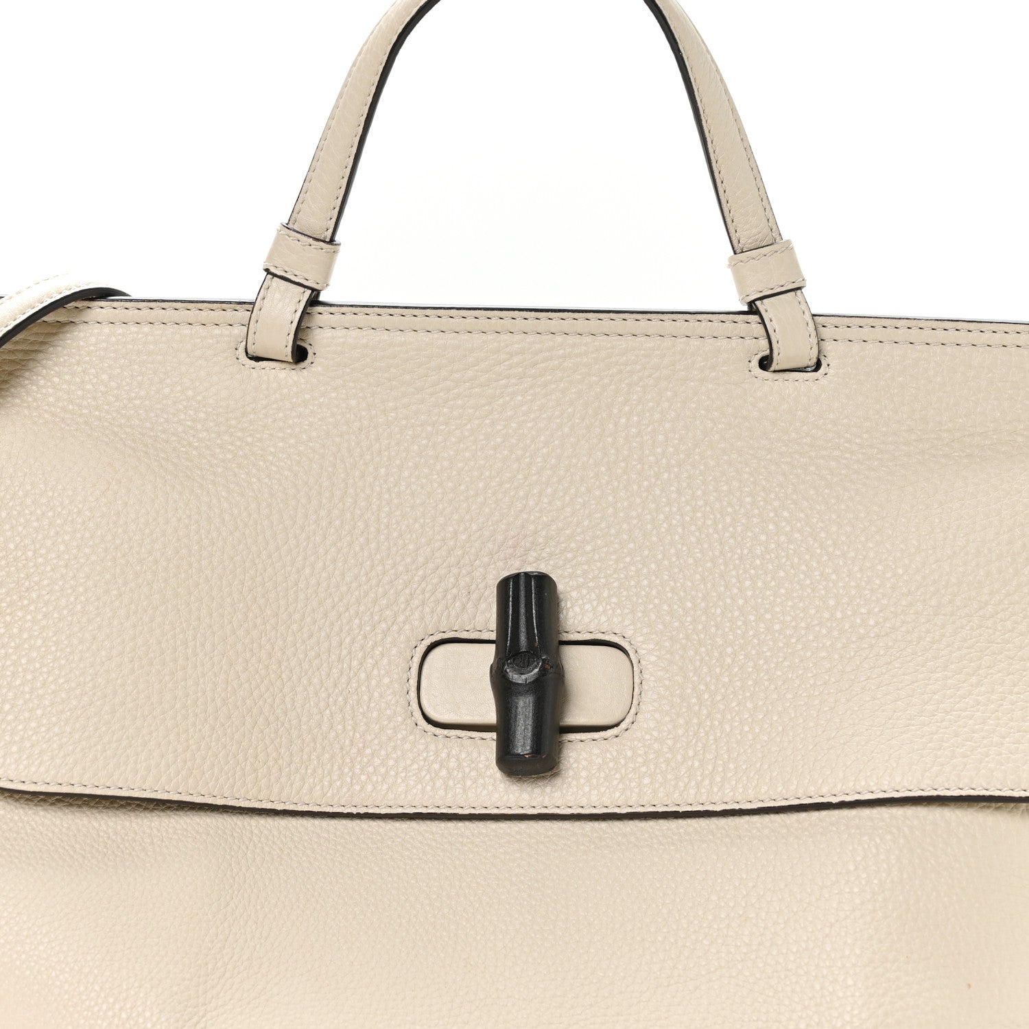 Gucci Cellarius Calfskin Large Bamboo Daily Top Handle Bag Mystic