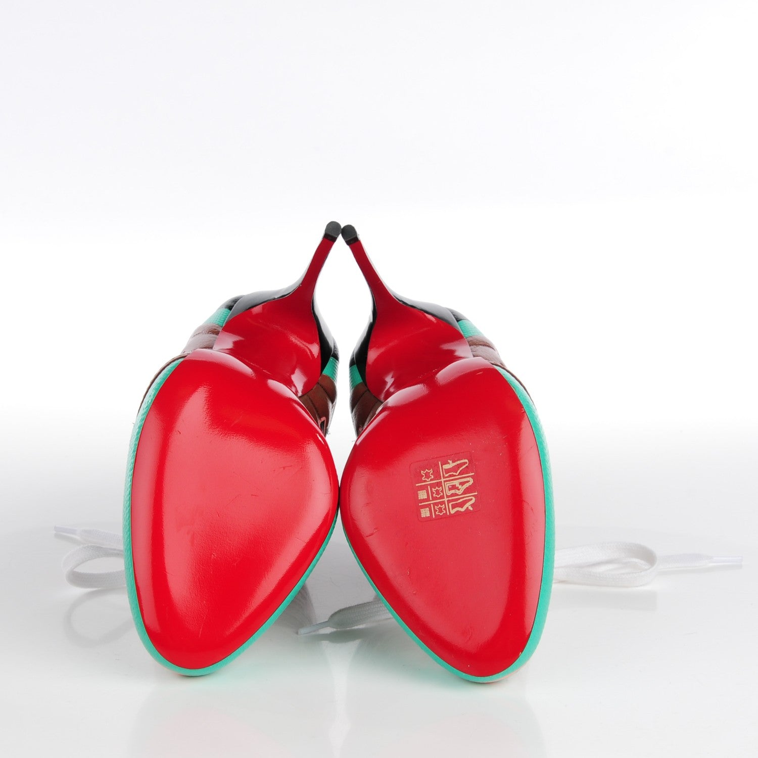 Christian Louboutin Kid Jazz Calfskin Boltina 120 Booties 38 Opaline Cuoio 5 of 7