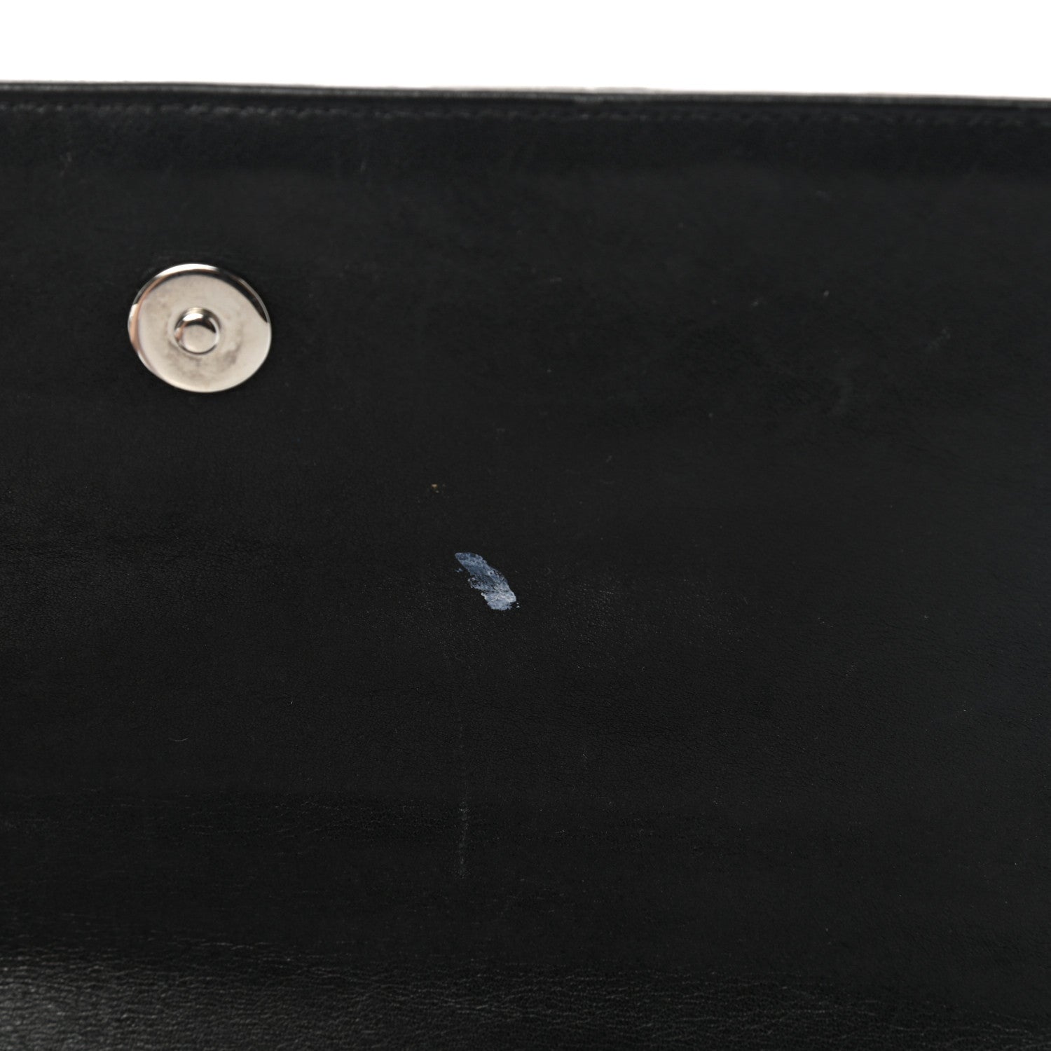 Chanel Lambskin Studded CC Wallet On Chain WOC Black 12 of 13