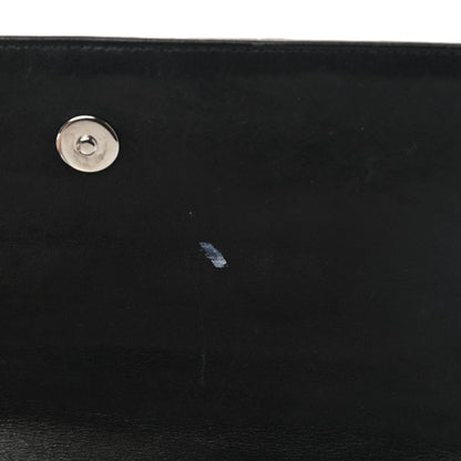 Chanel Lambskin Studded CC Wallet On Chain WOC Black 12 of 13