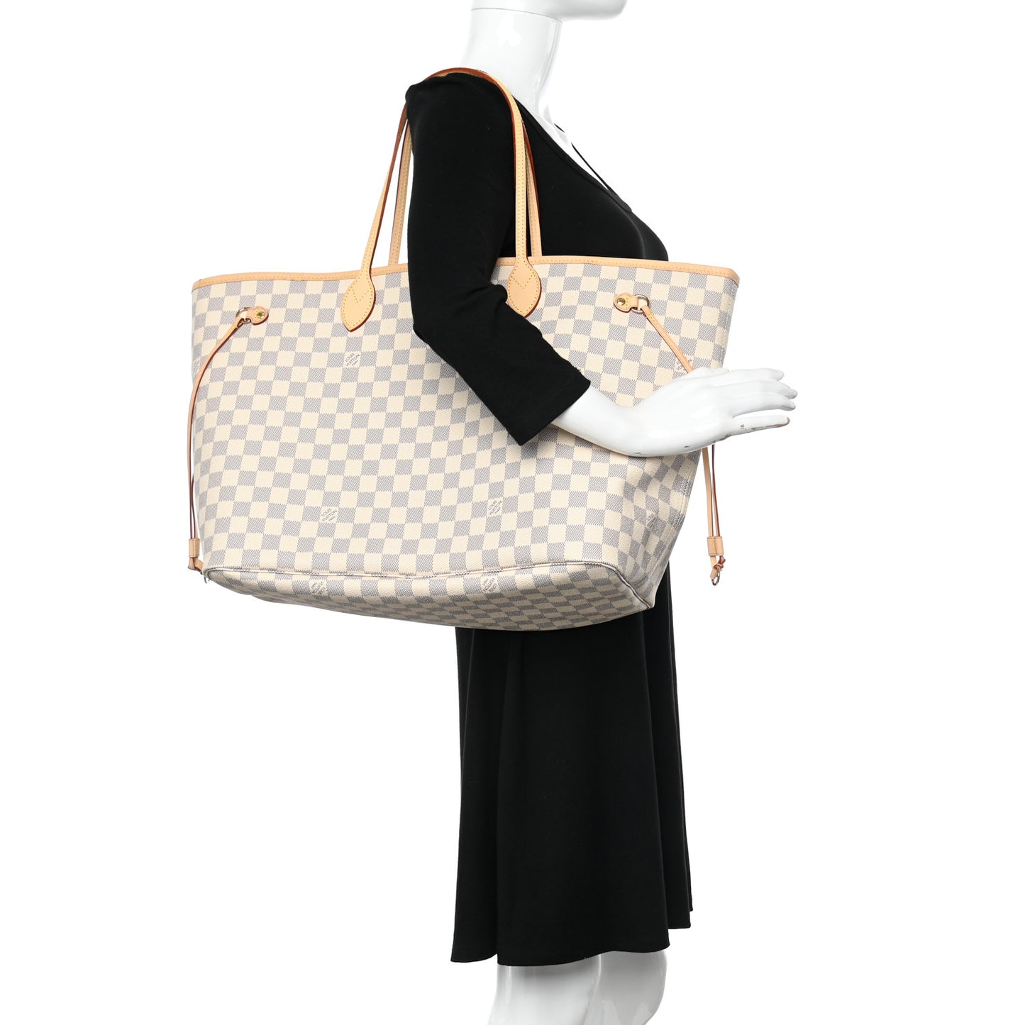 Damier Azur Neo Neverfull GM Rose Ballerine