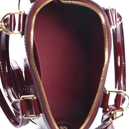 Louis Vuitton Vernis Alma BB Griotte 6 of 9