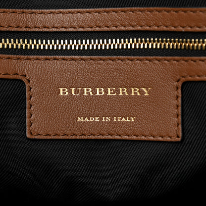 Burberry Horseferry Check Small Orchard Bowling Bag Tan 6 of 8