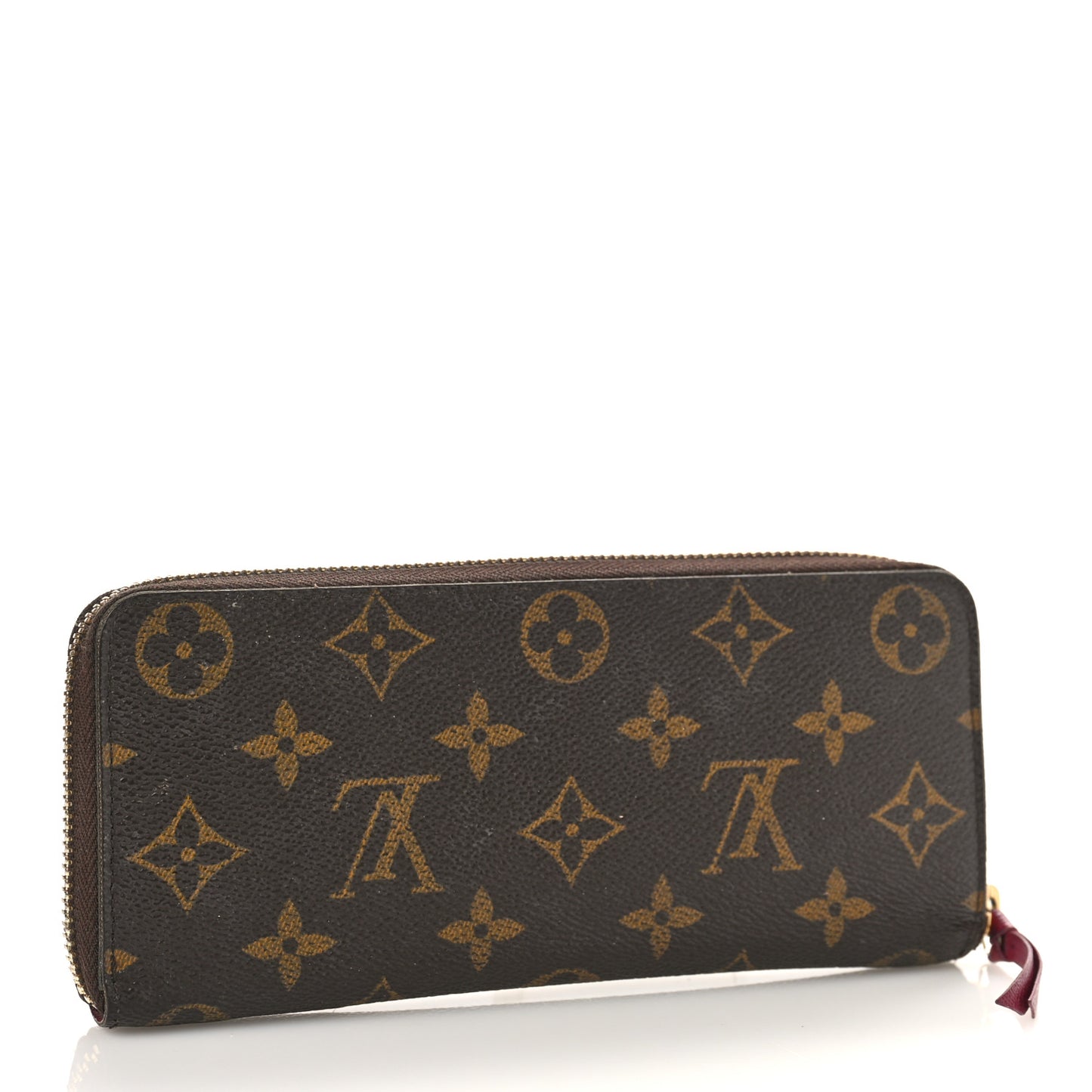 Monogram Clemence Wallet Fuchsia