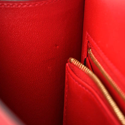 Hermes Epsom Constance 24 Rouge Casaque 11 of 12