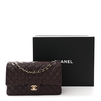 Chanel Caviar Quilted Medium Double Flap Dark Brown 11 of 11