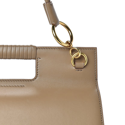 Givenchy Calfskin Large Whip Top Handle Shoulder Bag Taupe 7 of 17