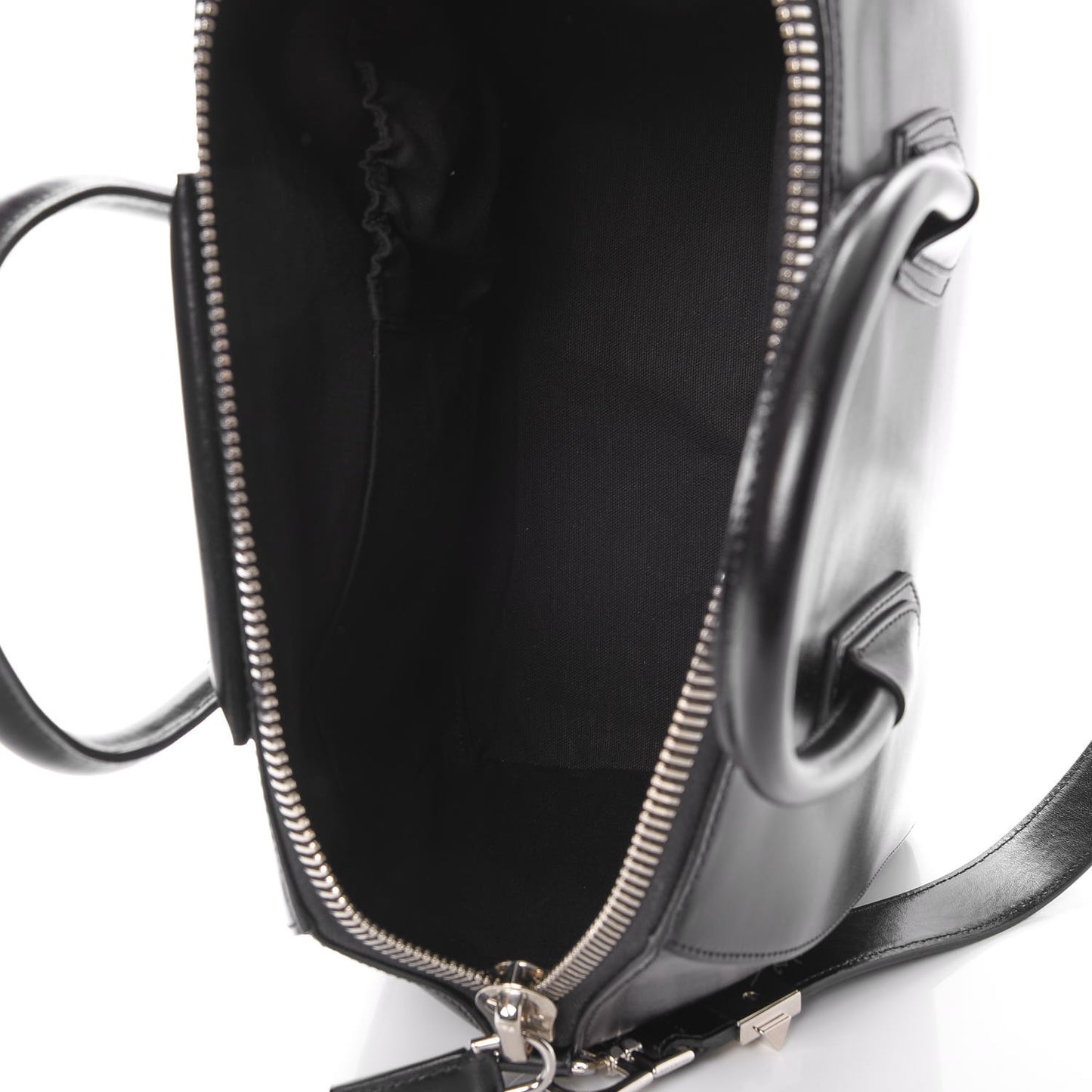 Shiny Lord Calfskin Medium Antigona Black