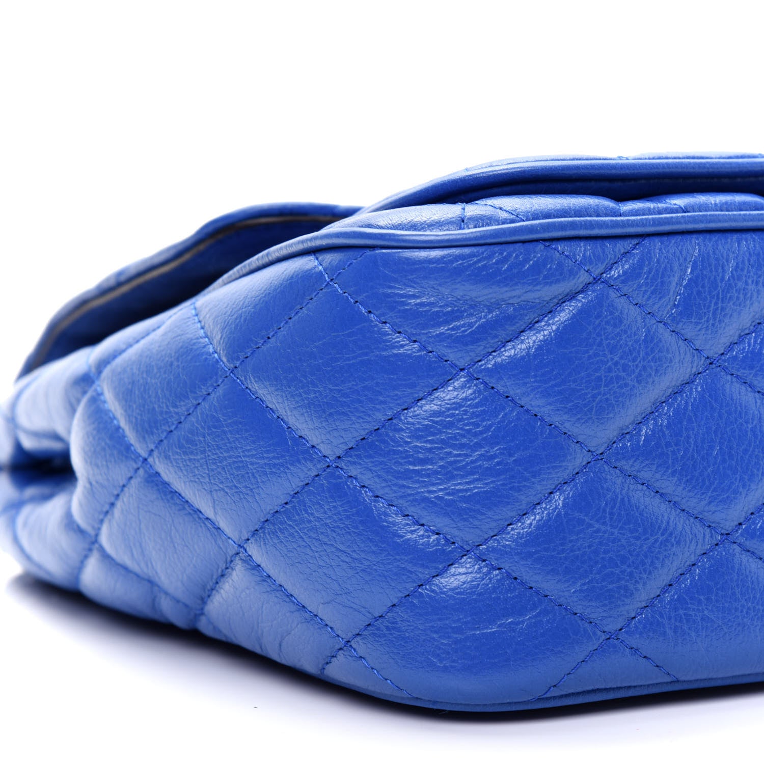 Mulberry Shiny Buffalo Quilted Darley Shoulder Bag Porcelain Blue 6 of 13