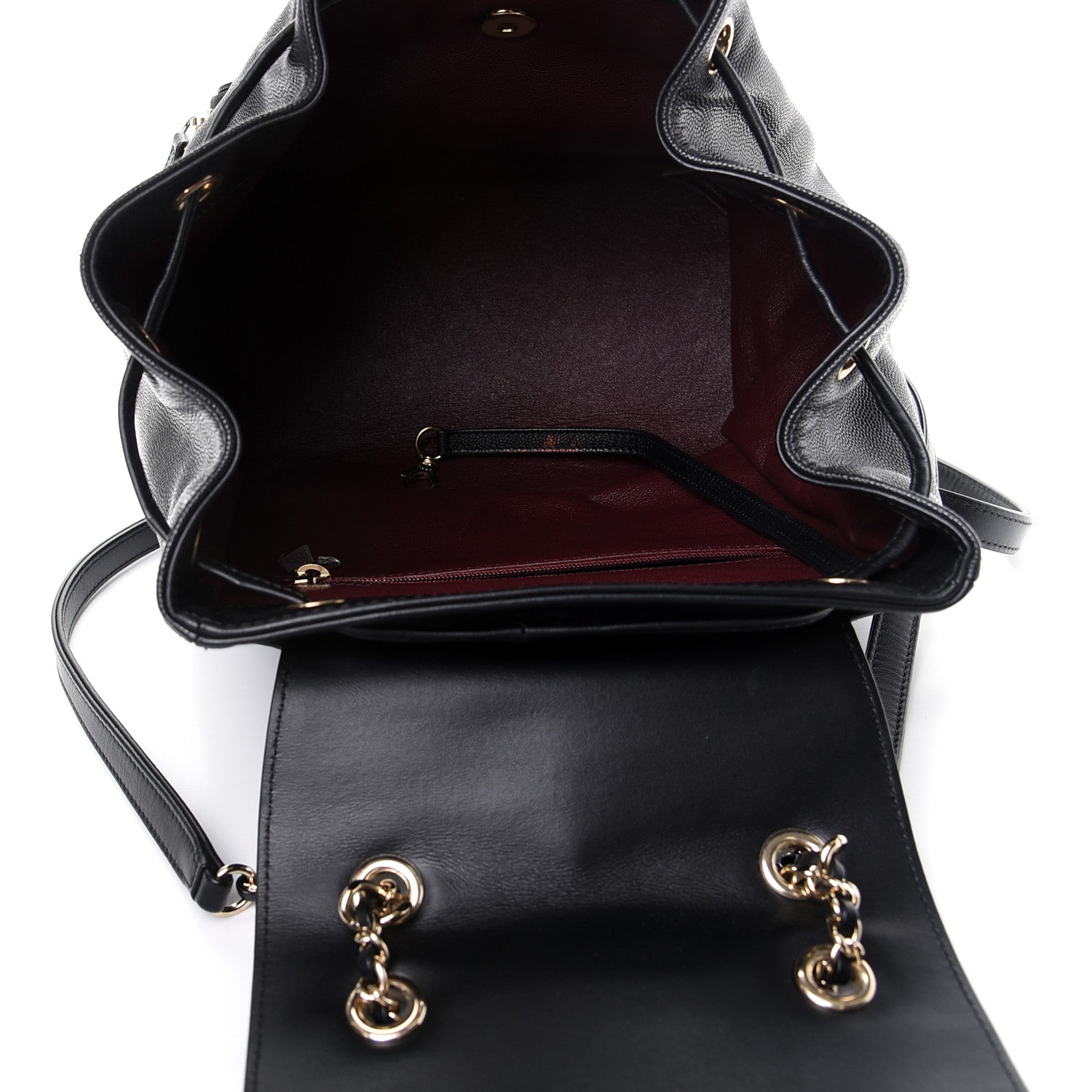 Chanel Caviar Quilted Business Affinity Backpack Black 4 of 8
