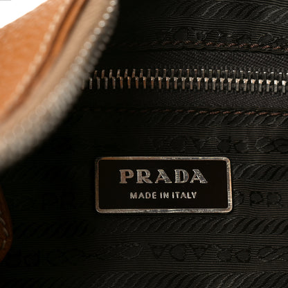 Prada Buffalo Pocket Shoulder Bag Tabacco 6 of 9