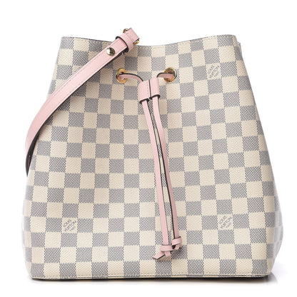 Louis Vuitton Damier Azur Neonoe MM Eau De Rose 1 of 8