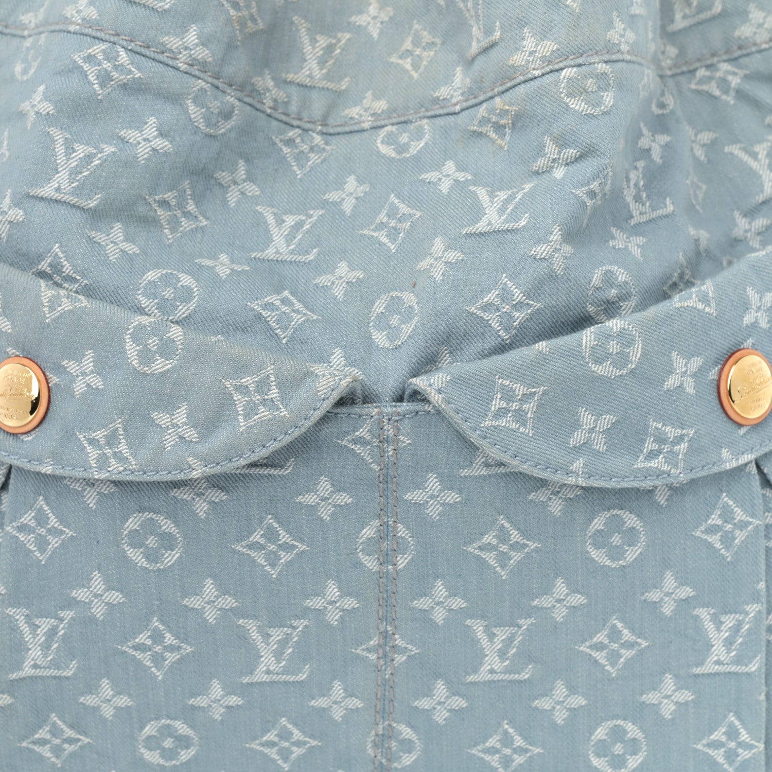 Louis Vuitton Denim Daily GM Blue Clair 8 of 11